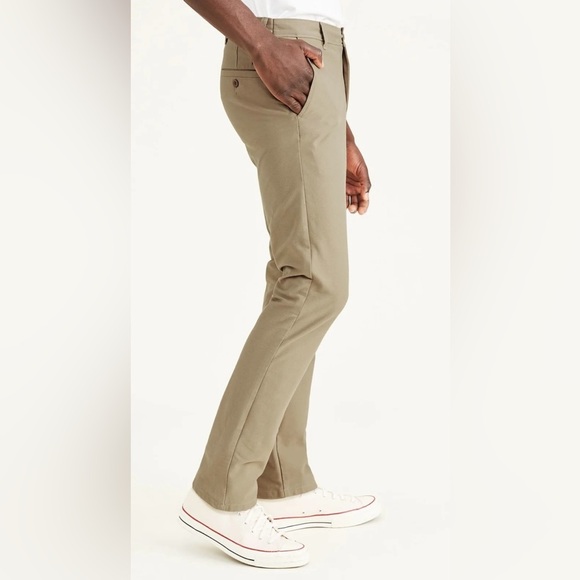 Docker Men Signature Khaki Slim Pant Size 34 X 34 - Picture 3 of 10